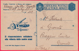 1942-CF Pil Risparmiatore Collabora Alla Vittoria PM 112 Del 20.12 - Marcofilie