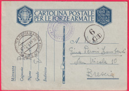 1941-CF Napoli Comndo 3^ Gruppo Cacciasommergibili Del 19.11 - Poststempel