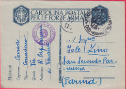 1942-CF Bollo Taranto R.Capitaneria Porto Del 27.4 - Poststempel