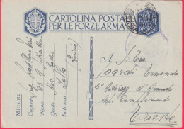 1943-CF Da Stazione Radio Zolla Gorizia Del 29.3 - Marcophilie