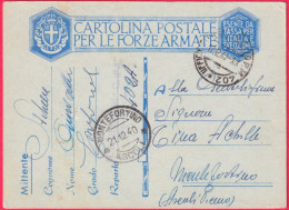 1940-CF PM 402 Del 21.12 - Poststempel