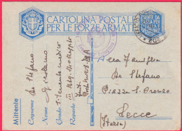 1940-CF Ufficio Postale Militare 202 Del 20.11 - Marcophilie