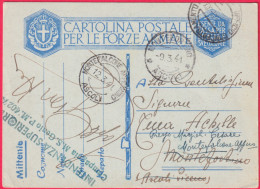 1941-CF Lineare Intendenza Superiore Compagnia M.S.Genio P.M.402 A Del 4.3 - Poststempel