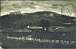 1925-Rovato Monte Oorfano Cartolina Con Piega Centrale Affrancata Coppia 15c. Ar - Brescia