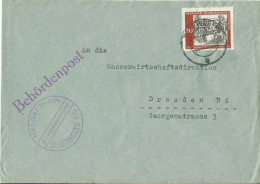 DDR CV 1958 - Storia Postale