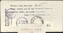 1942-Biglietto In Franchigia Posta Prigionieri Di Guerra 30.8 Da PG Neozelandese - Guerre 1939-45