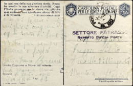 1943-cartolina Franchigia Posta Militare N.82 Del 2.9 Lineare Settore Patrasso R - War 1939-45