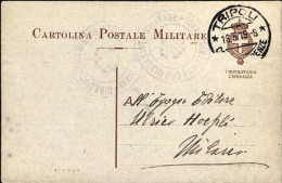 1919-Cartolina Postale Militare Tripolitania Cirenaica Del 16.5, Viaggiata - Cirenaica