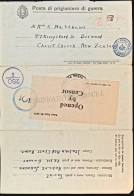 1942-Biglietto In Franchigia Posta Prigionieri Di Guerra 30.8 Da PG Neozelandese - War 1939-45