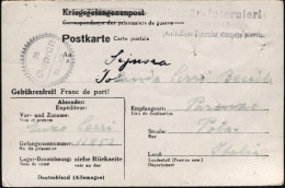 1943-POW Cartolina Per Prigionieri Del 4.11 Da Ufficiale Italiano Nello Stalag 3 - Storia Postale
