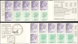 1982-Gran Bretagna Libretto Lst. 1,43 Postal History III^AS + AD - Carnets