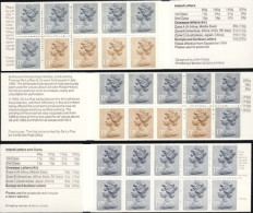 1982/5-Gran Bretagna 3 Libretti Lst.1,54 + Lst.1,54 + Lst. 1,60 - Postzegelboekjes