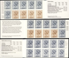 1982/5-Gran Bretagna 3 Libretti Lst.1,54 + Lst.1,54 + Lst. 1,60 - Markenheftchen