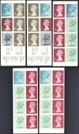 1981/2-Gran Bretagna 5 Libretti Da Lst.0,50 Follies Series - Postzegelboekjes