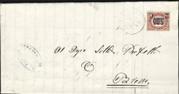 1879-piego Comunale Su Carta Bollata Da 50c. Da Breno Del 8.8 Affrancato Con 2c. - Marcophilia