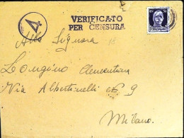 1940-circa-Busta 50c Imperiale Annullo Censura Da Regia Torpedineria Ardimentoso - Storia Postale