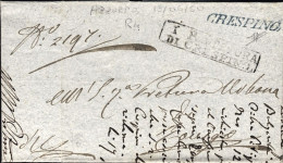 1850-Lineare CRESPINO Su Piego Del 17 Giugno, Firmato Sorani - 1. ...-1850 Prephilately