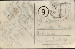 1945-cartolina RSI (Mussolini Ed.Luce) Da Posta Da Campo D Feldpost 80192 B Btg. - Weltkrieg 1939-45