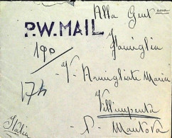 1944-P.O.W. Franchigia Passaggio Prigioniero A Gibilterra - Marcophilie