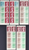 1983-Gran Bretagna 5 Libretti Da Lst.0,50 Rare Farms Animals - Postzegelboekjes