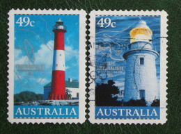 Lighthouses Phare 2002 (Mi 2129-2130 Yv 2024-2025) Used Gebruikt Oblitere Australia Australien Australie - Oblitérés