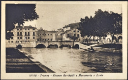 1920-circa-Treviso Riviera Garibaldi E Monumento A Dante Cartolina Non Viaggiata - Treviso