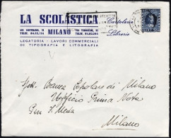 1963-frode Postale, Busta Con Intestazione Commerciale La Scolastica Di Milano S - 1961-70: Marcophilie