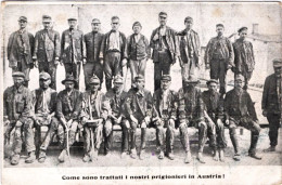 1917-Come Sono Trattati I Nostri Prigionieri In Austria! A Cura Del Comitato Bre - Poststempel
