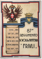 1938-87^ Reggimento Scuola Di Fanteria Friuli, Viaggiata - Regimente