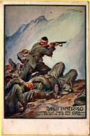 19107-Btg.Pinerolo 3^ Reggimento Alpini, Illustratore Pisani - Patriottiche