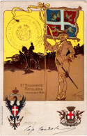 1904-XI Reggimento Artiglieria, Viaggiata - Régiments