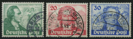 BERLIN 61-63 O, 1949, Goethe, Prachtsatz, Mi. 180.- - Oblitérés