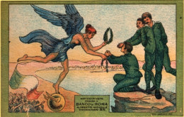 1920-circa-Arma Dat Aurum Arma Dant Pacem, Prestito Banco Di Roma Illustratrice  - Heimat