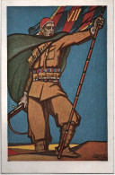 Militare Del VII^Battaglione Libico, Illustratore Canevari - Patriotic