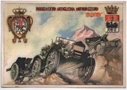 1943-46^ Reggimento Artiglieria Motorizzato "Trento", Illustratore D'Ercoli, Via - Patriotiques