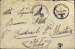 1943-FELDPOST/b (25.3) Su Busta Manoscritto Al Verso FP 29808 Da Italiano Arruol - Guerre 1939-45