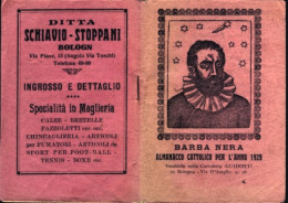 1929-almanacco Cattolico Barba Nera Libretto Di 64 Pagine Con Varie Illustrazion - Petit Format : 1921-40