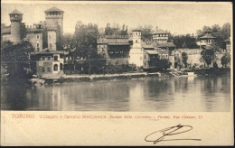 1898-Torino Villaggio E Castello Medioevale,viaggiata - Autres & Non Classés