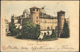 1904-Torino Palazzo Madama ,viaggiata - Sonstige & Ohne Zuordnung