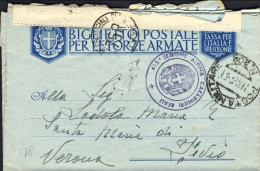 1942-Biglietto Postale Franchigia Posta Militare 202 22.12.42 415^ Sezione Alpin - Guerre 1939-45