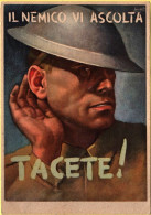 1942-franchigia Il Nemico Vi Ascolta,illustratore Boccasile Comando 107^ Divisio - Poststempel