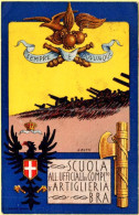 1933-Scuola Allievi Ufficiali Di Complemento D'Artiglieria Bra,viaggiata - Patriotiques