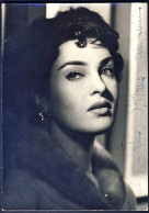 1950-circa-cartolina Foto Con Autografo Originale Di Silvana Pampanini - Altri & Non Classificati