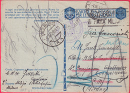 1942-Franchigia Posta Militare Milano MVSN Postelegrafonica Per PM 1 6.10.42 Fra - Weltkrieg 1939-45