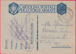 1941-CF Posta Militare N.44 Del 25.2 - Guerre 1939-45