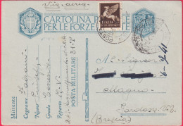 1941-CF Posta Militare N.31 Manoscritto Del 12.6 - War 1939-45