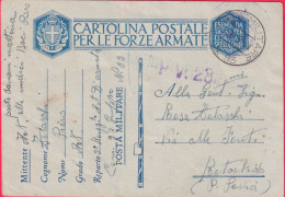 1940-CF Posta Militare N.93 Del 29.10 - War 1939-45