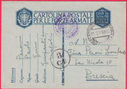 1942-CF Con Bollo Napoli Comndo 3^ Gruppo Cacciasommergibili Del 16.1 - Poststempel