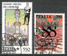Italien 1988, MiNr. 2057+2058; Gestempelt; Alb. 05 - 1981-90: Used