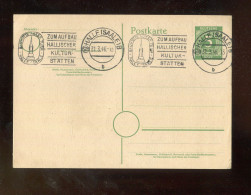 "ALL. BESETZUNG" 1946, Postkarte Mi. P 950 Mit Stempel "HALLE (SAALE), Aufbau Baltischer Kulturstaetten" (L2137) - Interi Postali